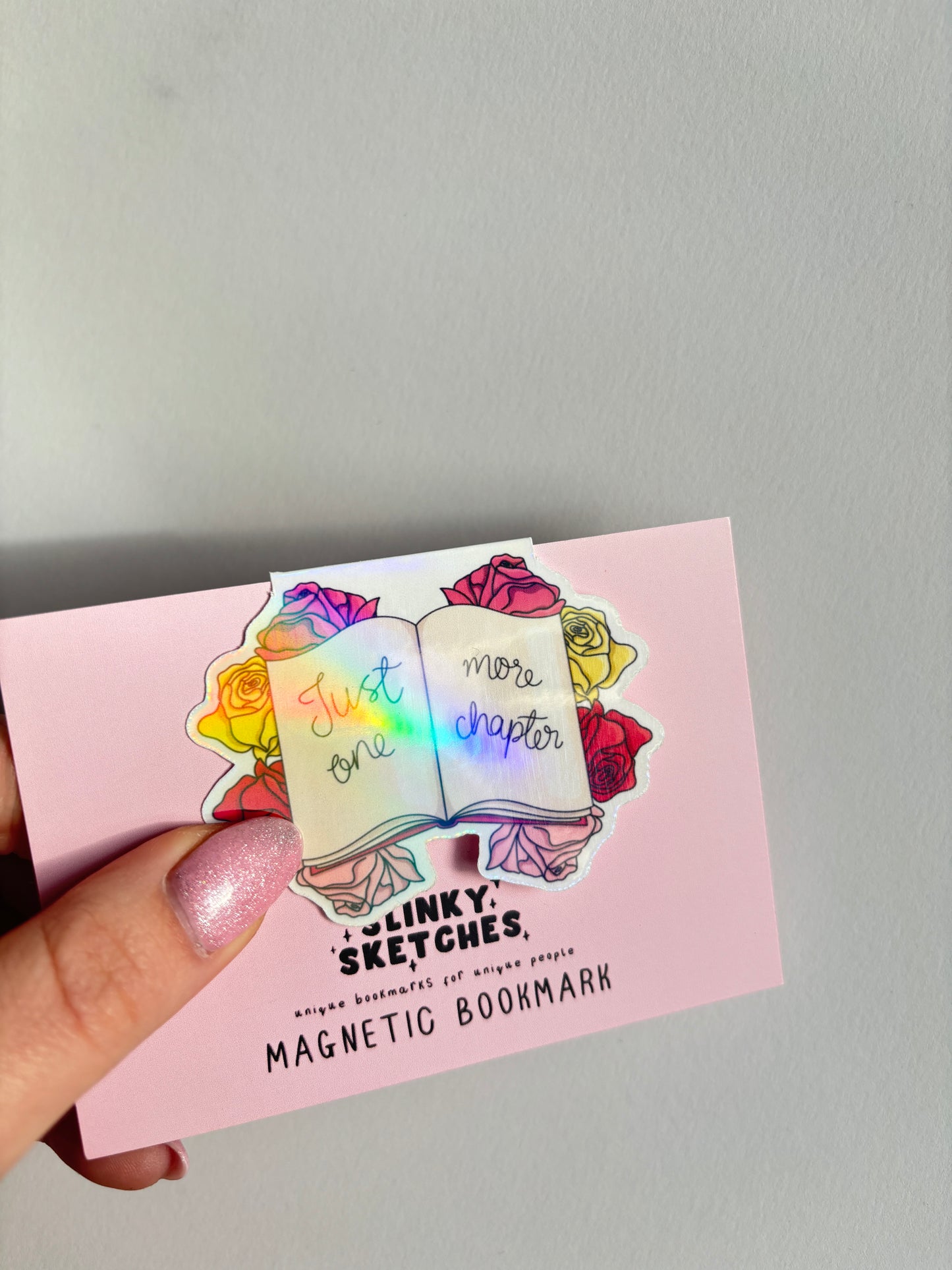 Just One More Chapter Magnetic Bookmark - HOLOGRAPHIC