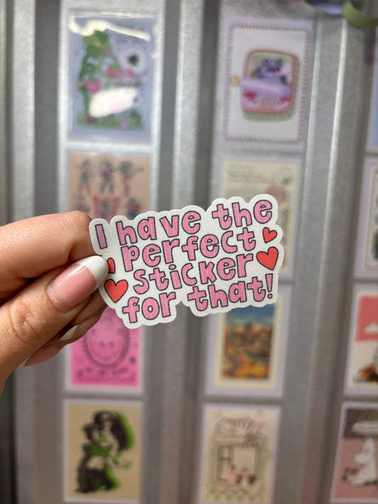 Sticker 4 That Cut Glitter Sticker