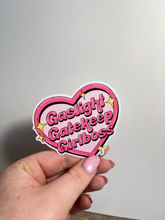 Pink Gaslight Sticker
