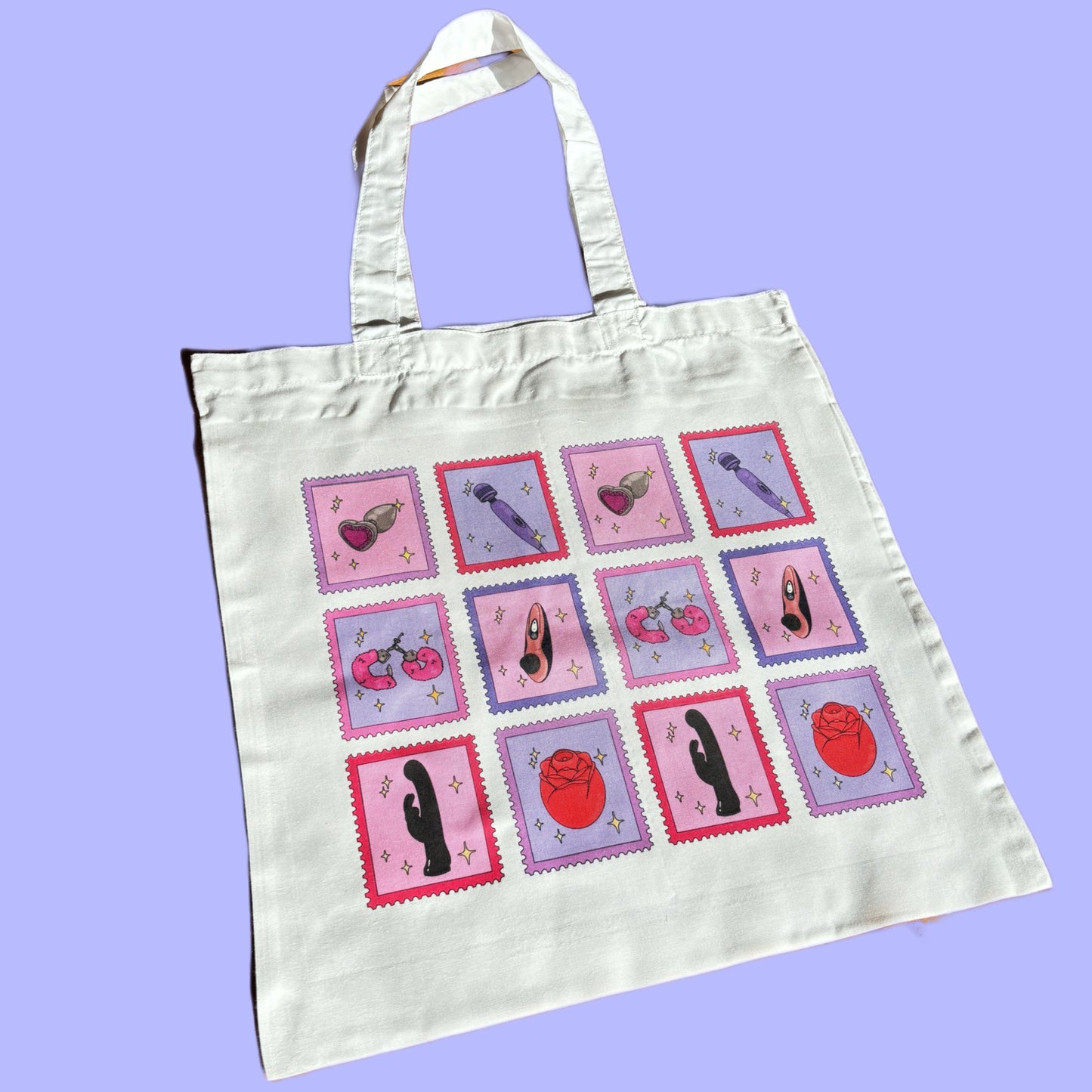 Sex Stamps Tote Bag