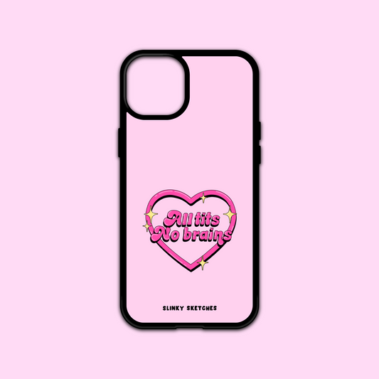 All Tits Sparkle Heart Phone Case