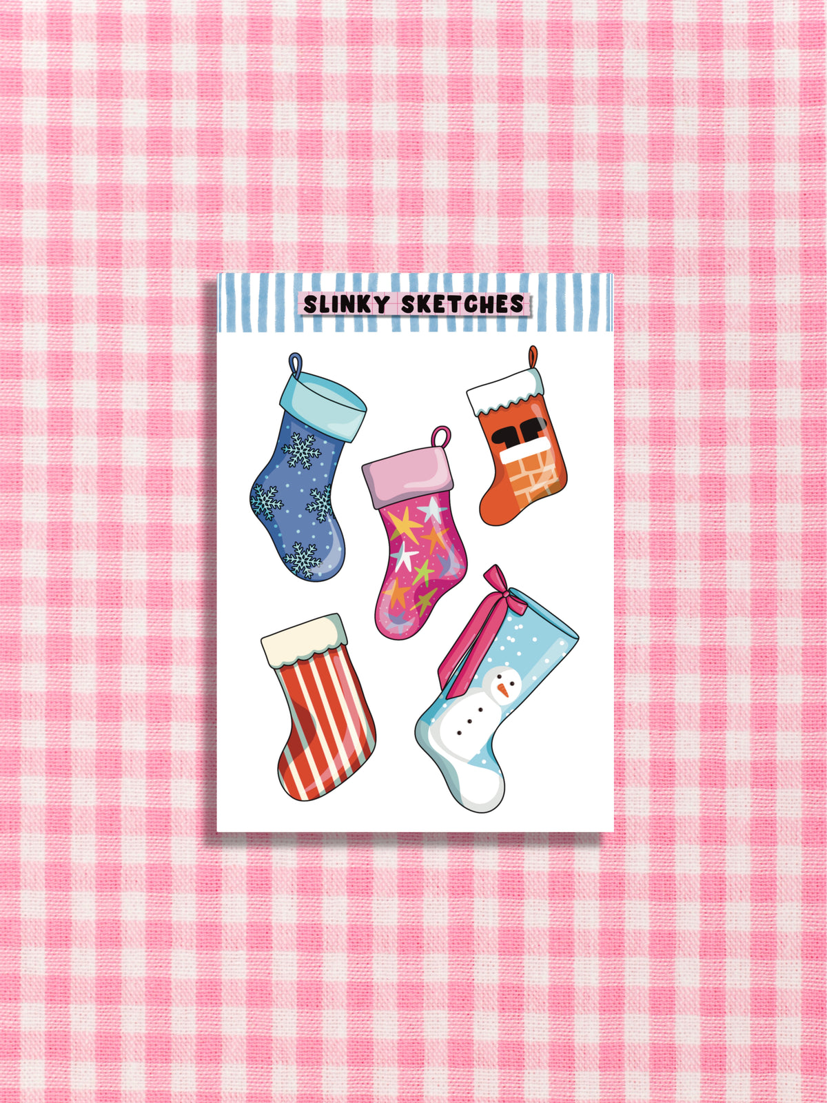 Stocking A7 Sticker Sheet