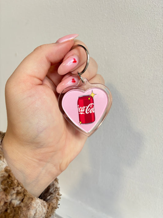 Cola HEART Keyring