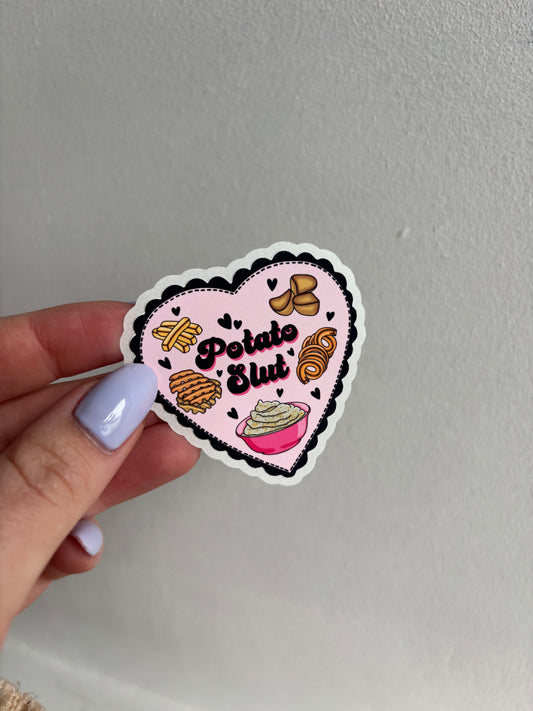 Potato Slut Easy Peel Sticker
