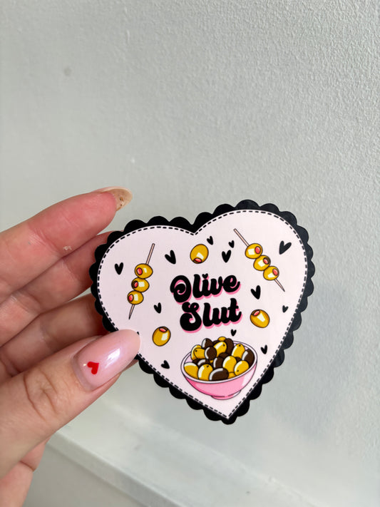 Olive Slut Sticker