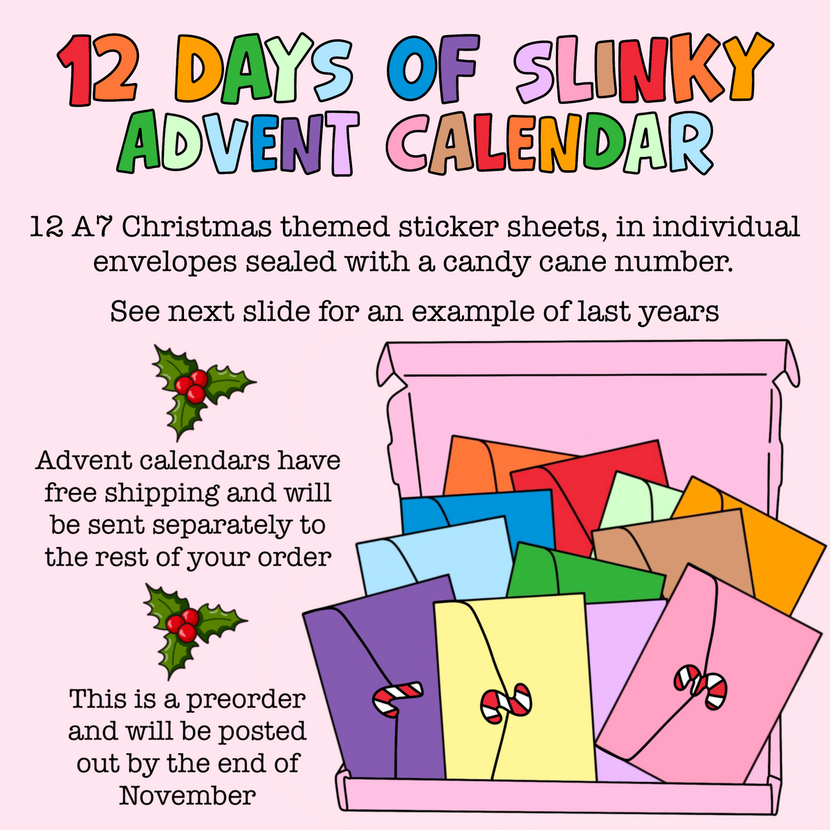 12 days of Slinky - Advent Calendar