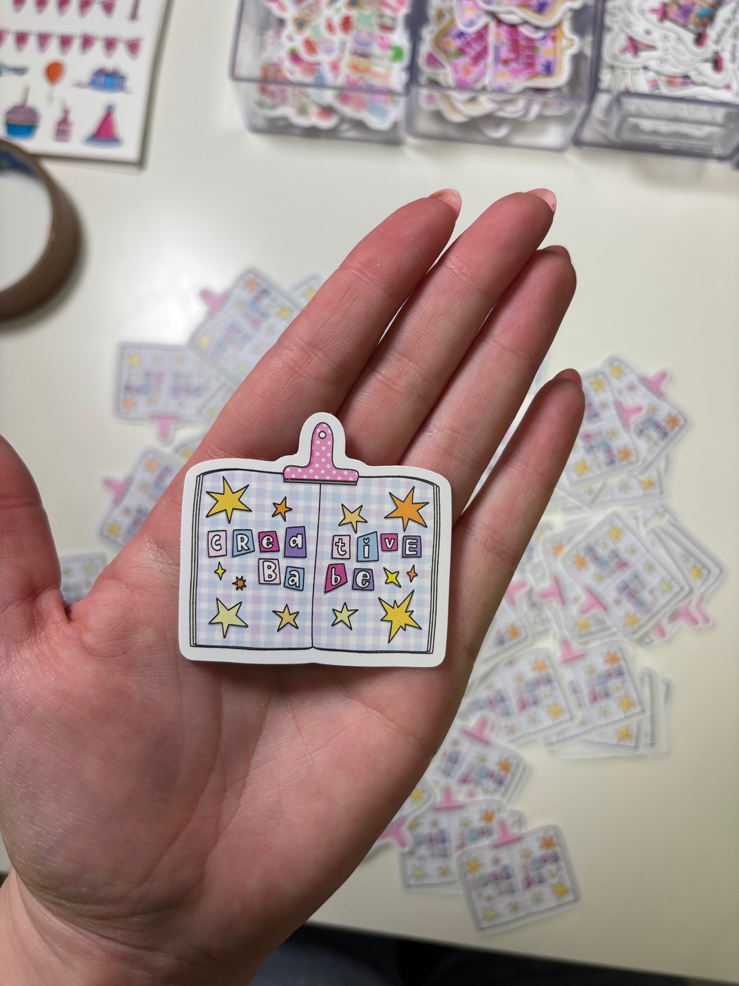 Creative Babe Die Cut Sticker