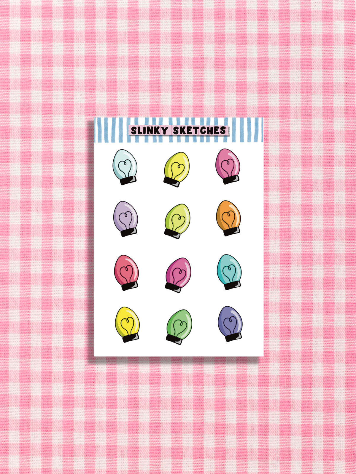 Lights A7 Sticker Sheet