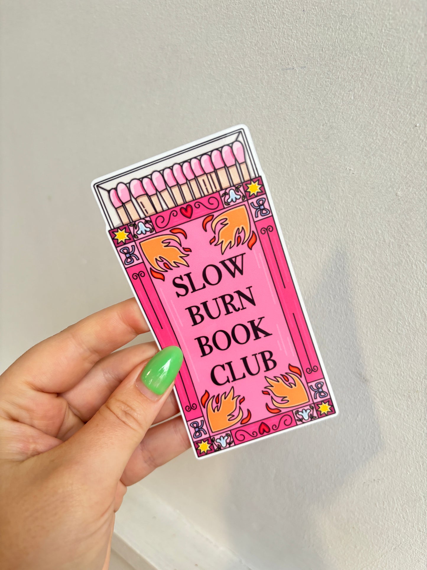 Slow Burn Die Cut Bookmark