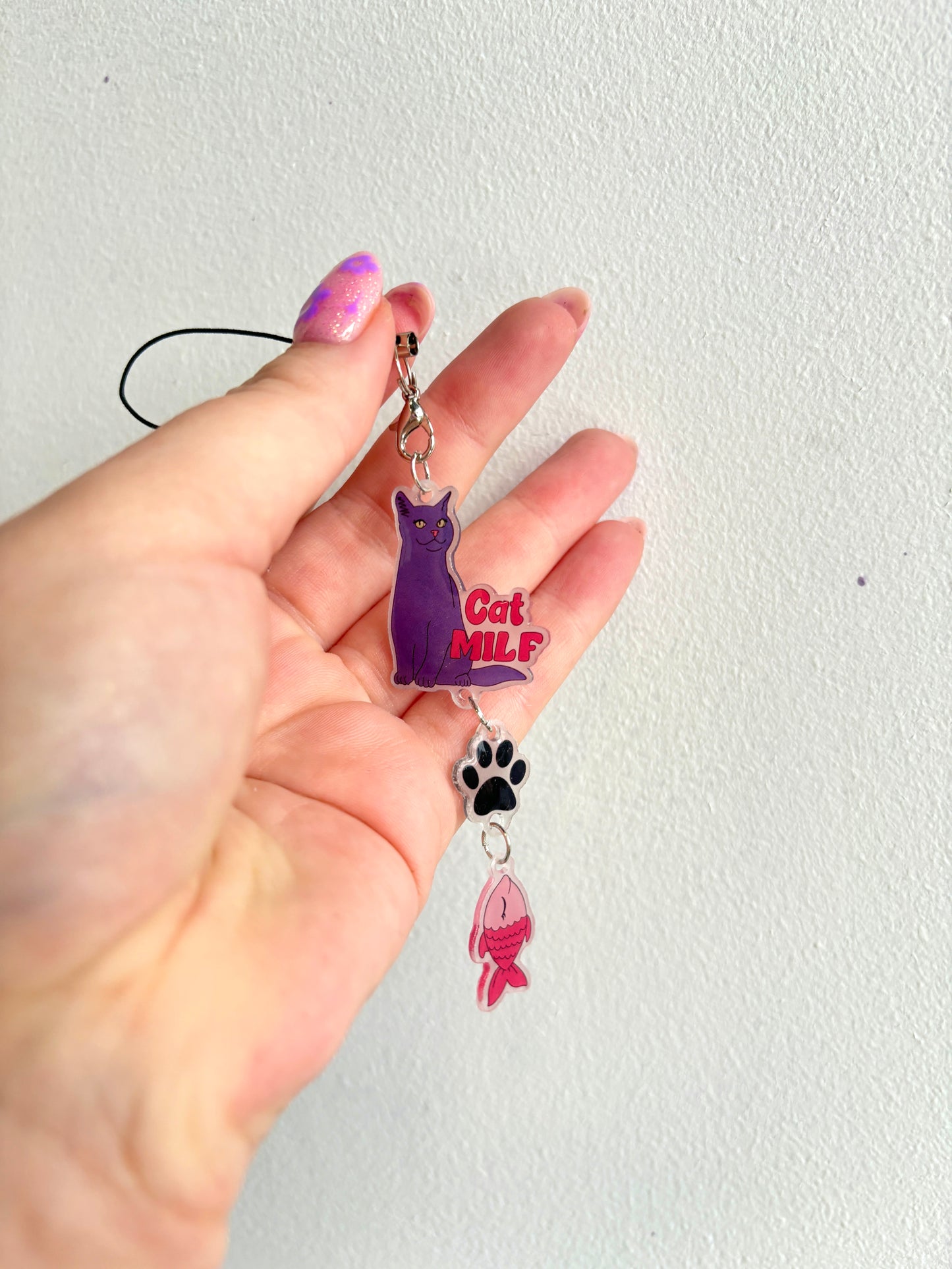 Cat Milf Phone Charm - Limited Edition