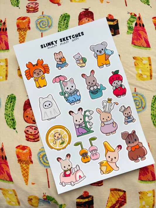 Trinkets A5 Sticker Sheet