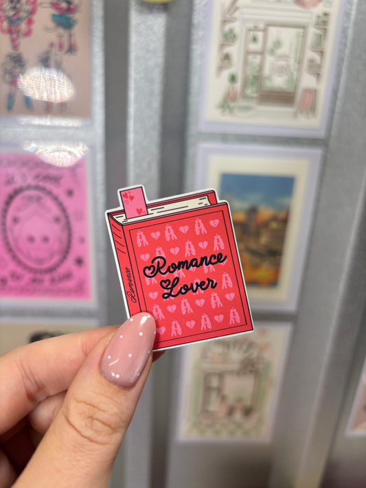 Romance Lover Die Cut Sticker