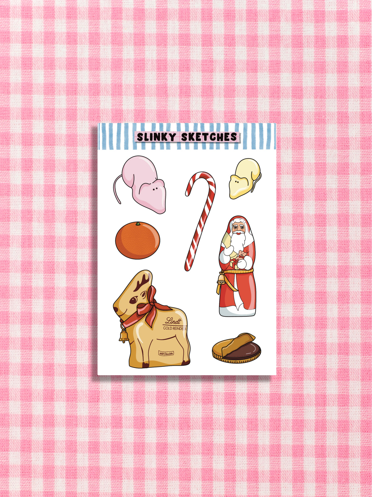 Stocking Fillers A7 Sticker Sheet