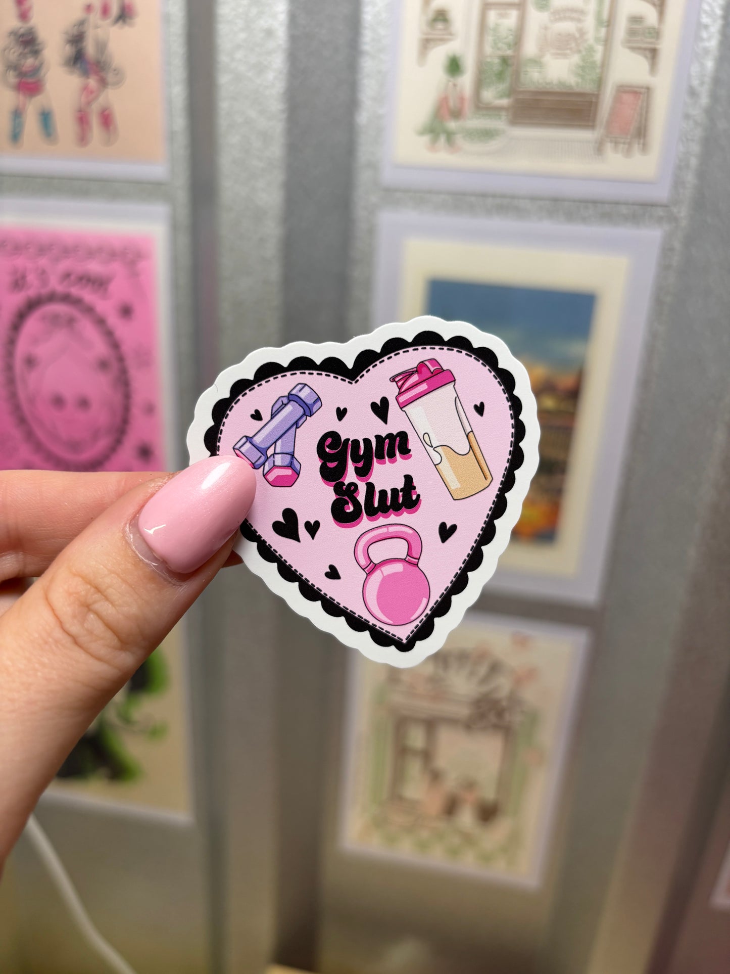 Gym Die Cut Sticker