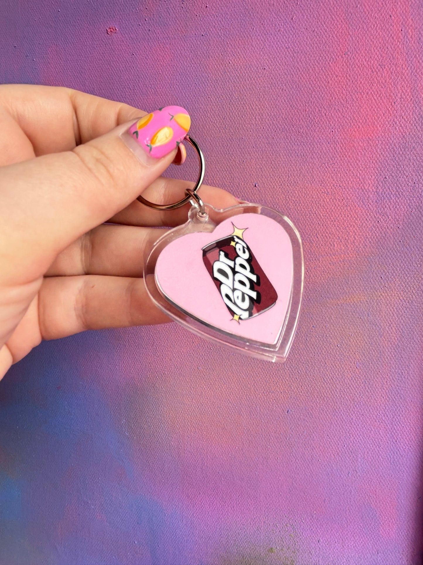 Dr P HEART Keyring