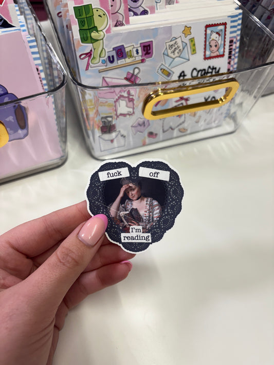 FO I’m Reading Die Cut Sticker
