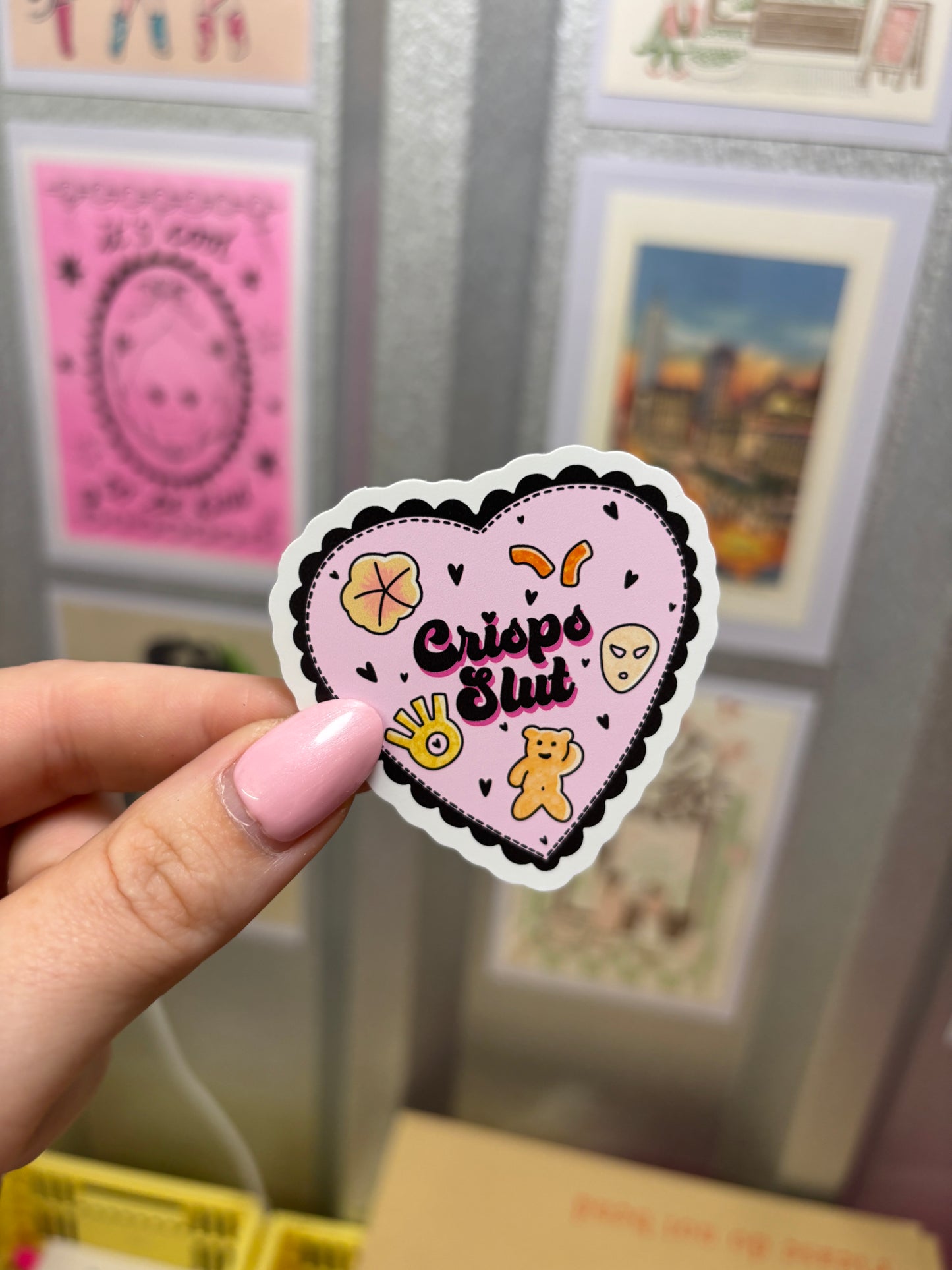 Crisps Slut Die Cut Sticker