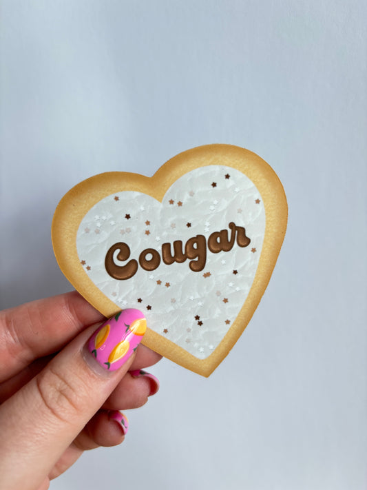 Cougar Cookie Sticker