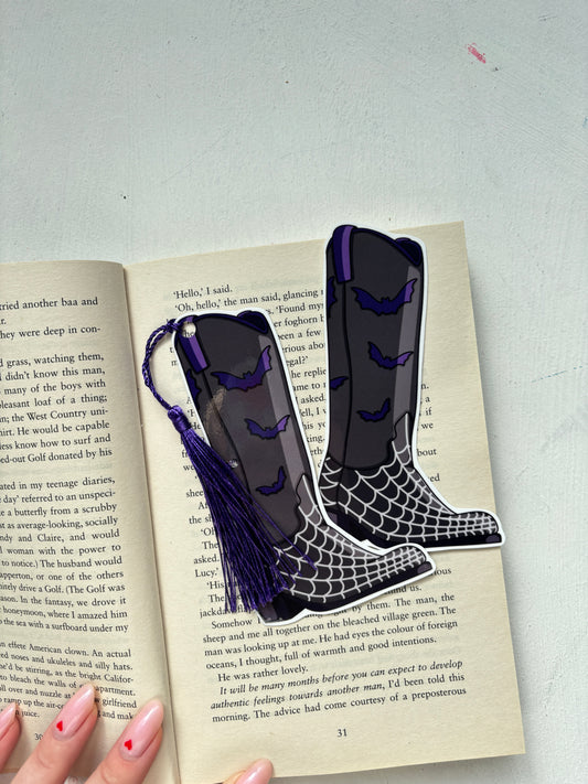 Spooky Boot Die Cut Bookmark