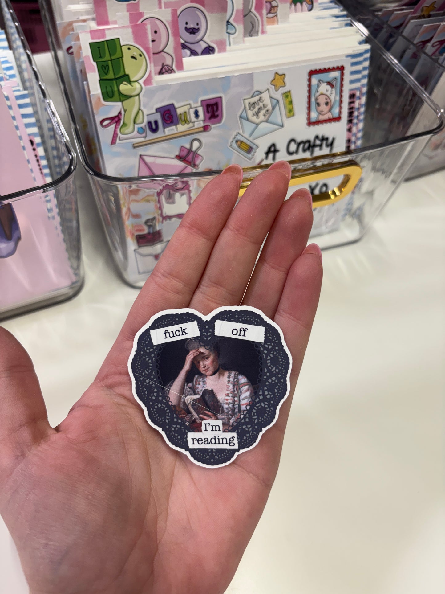 FO I’m Reading Die Cut Sticker