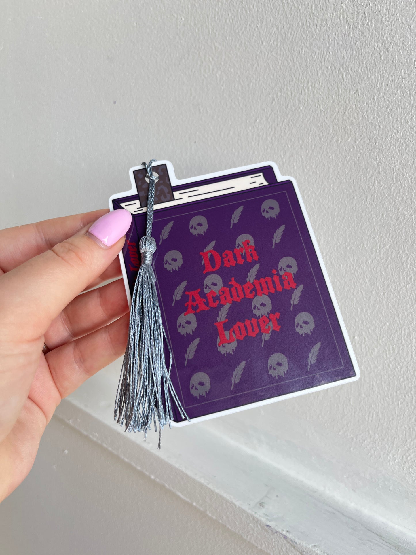 Dark Academia Lover Die Cut Bookmark