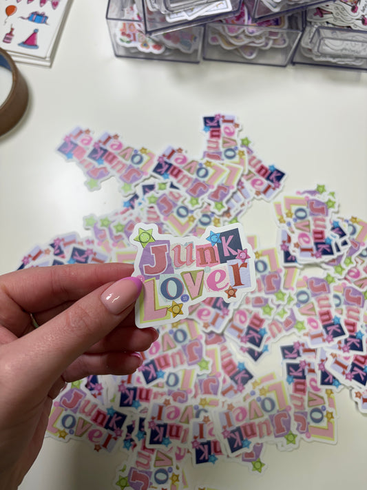Junk Lover Cut Sticker