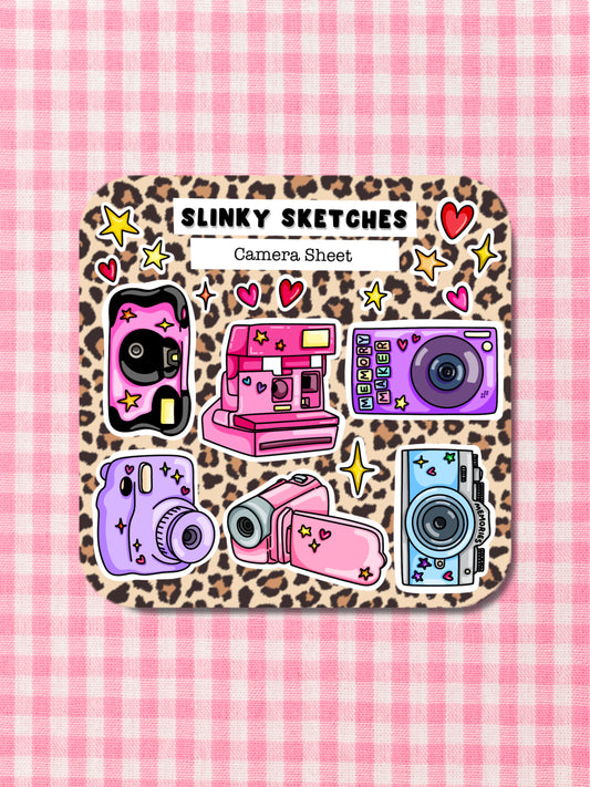 Camera Sticker Sheet