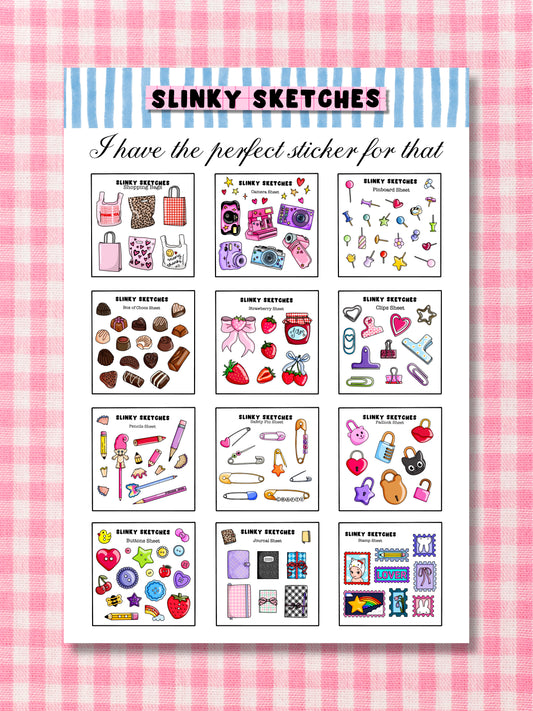 Perfect Sticker A6 Sticker Sheet