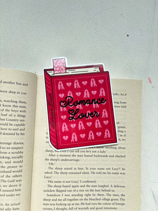 Romance Lover Die Cut Bookmark