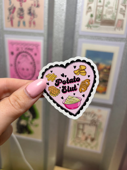 Potato Slut Die Cut Sticker