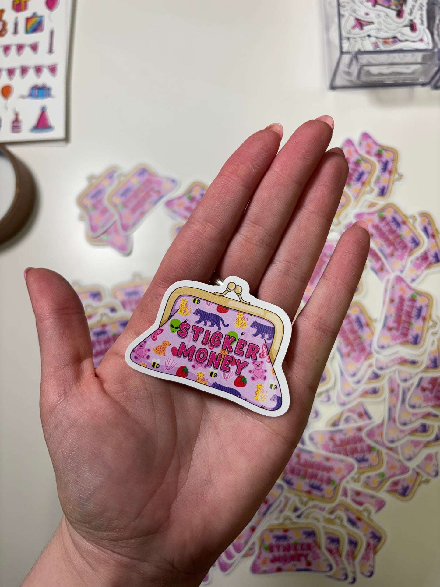 Sticker Money Die Cut Sticker