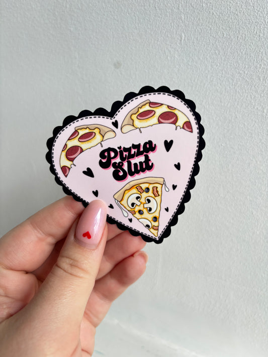 Pizza Slut Sticker