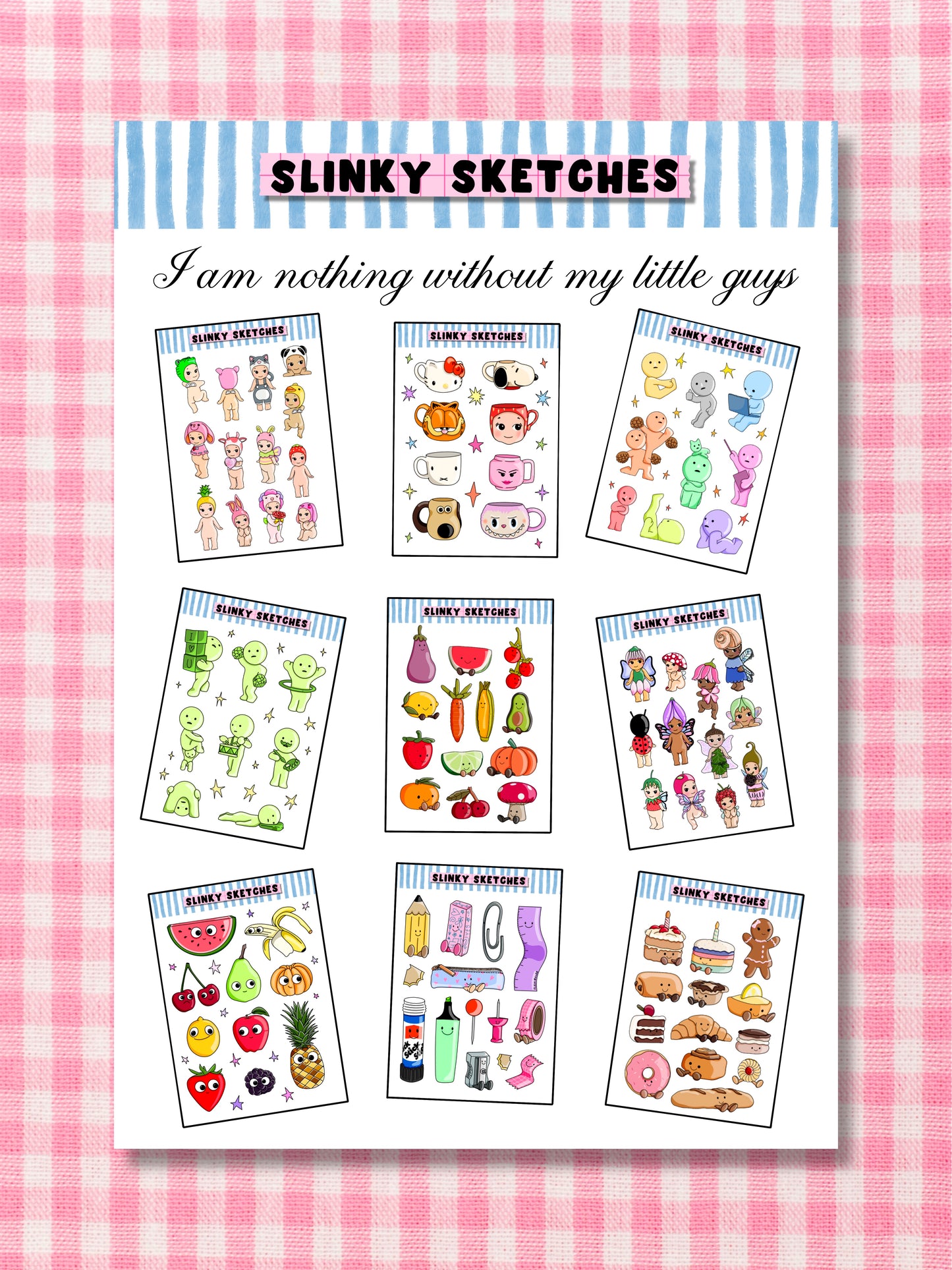 Trinket Sticker Sheets A6 Sticker Sheet