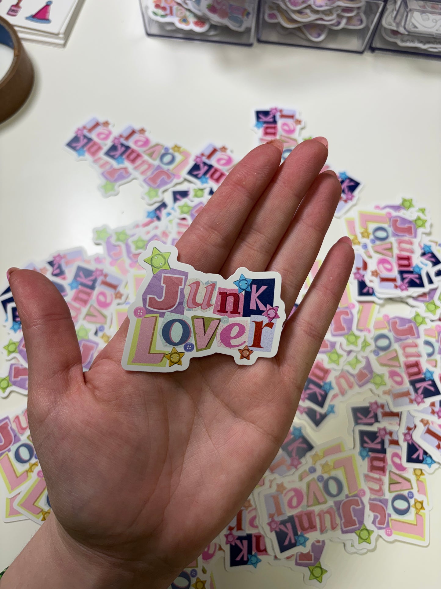 Junk Lover Cut Sticker