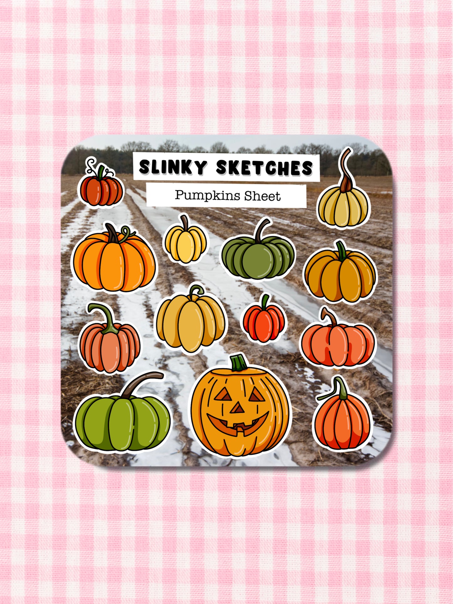 Pumpkins Sticker Sheet