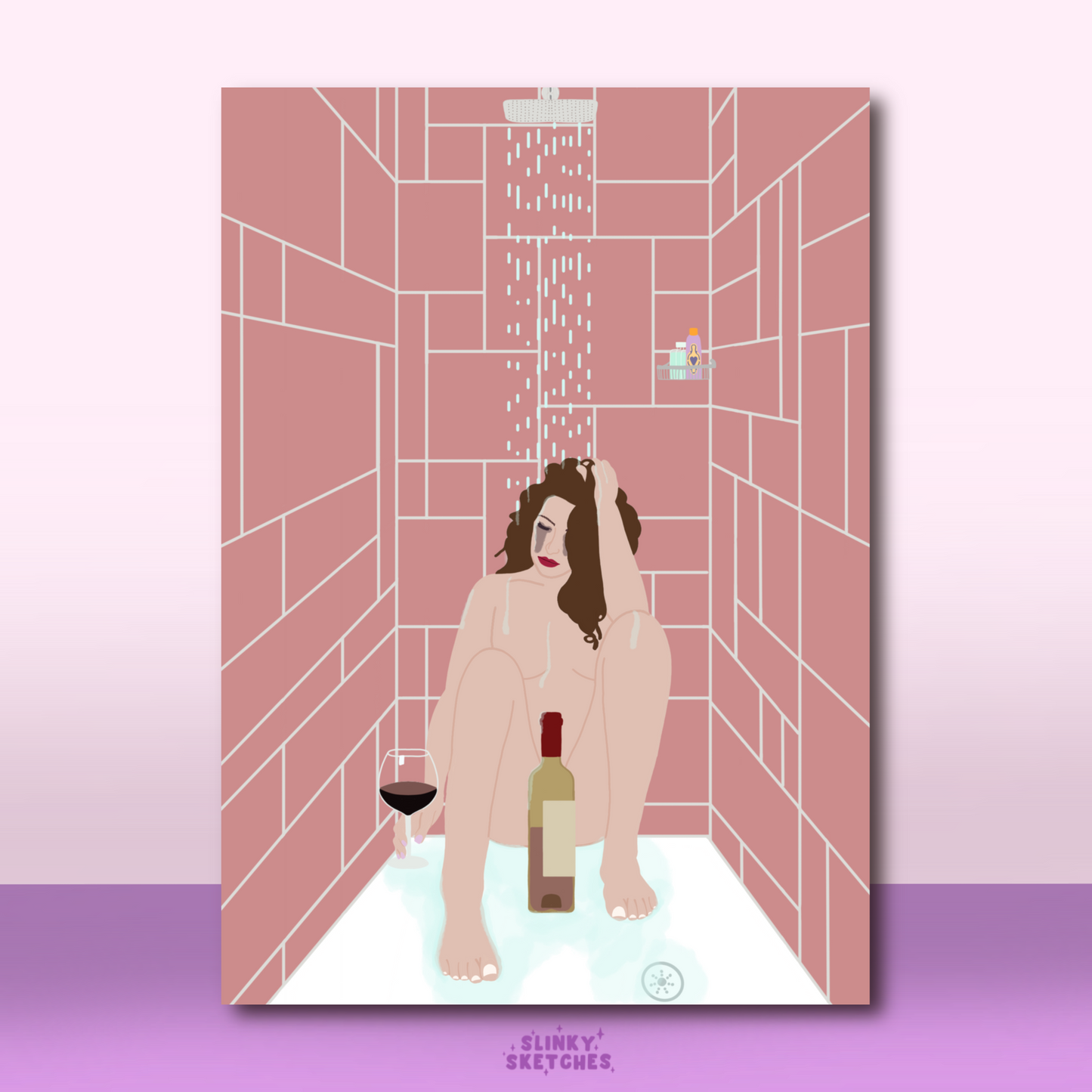 'Shower for One' Print