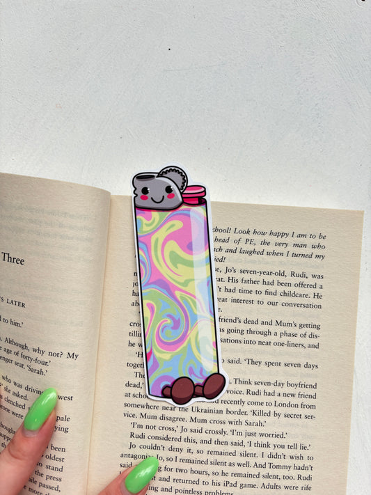 Lighter Die Cut Bookmark