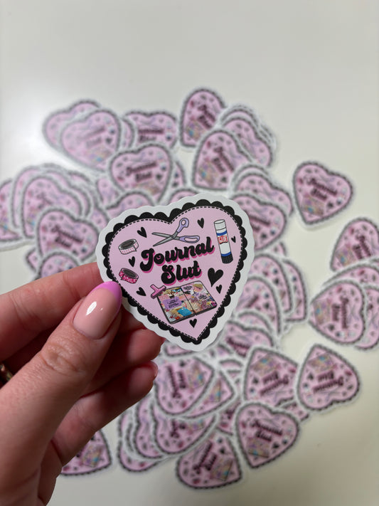Journal Slut Cut Sticker