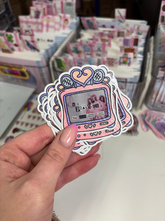 Princess TV Die Cut Sticker