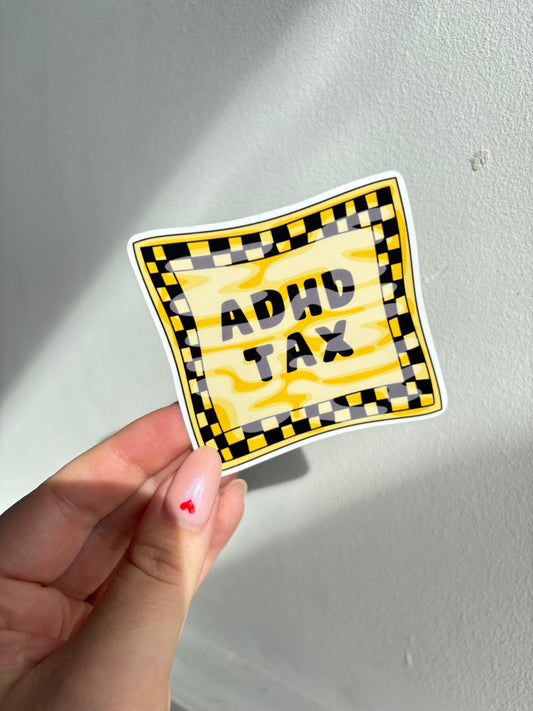 ADHD Tax Sticker