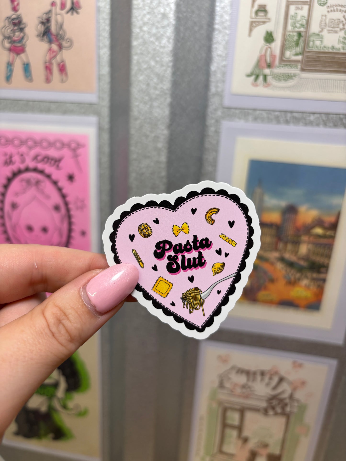Pasta Slut Die Cut Sticker