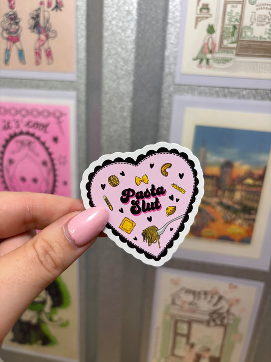 Pasta Slut Die Cut Sticker