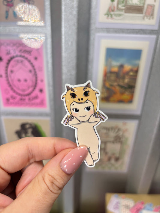 Golden Dragon Die Cut Sticker