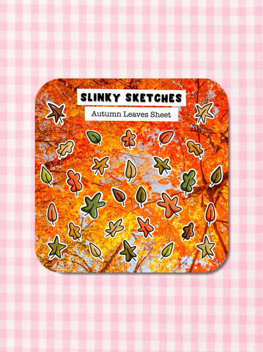 Autumn Leaves Sticker Sheet