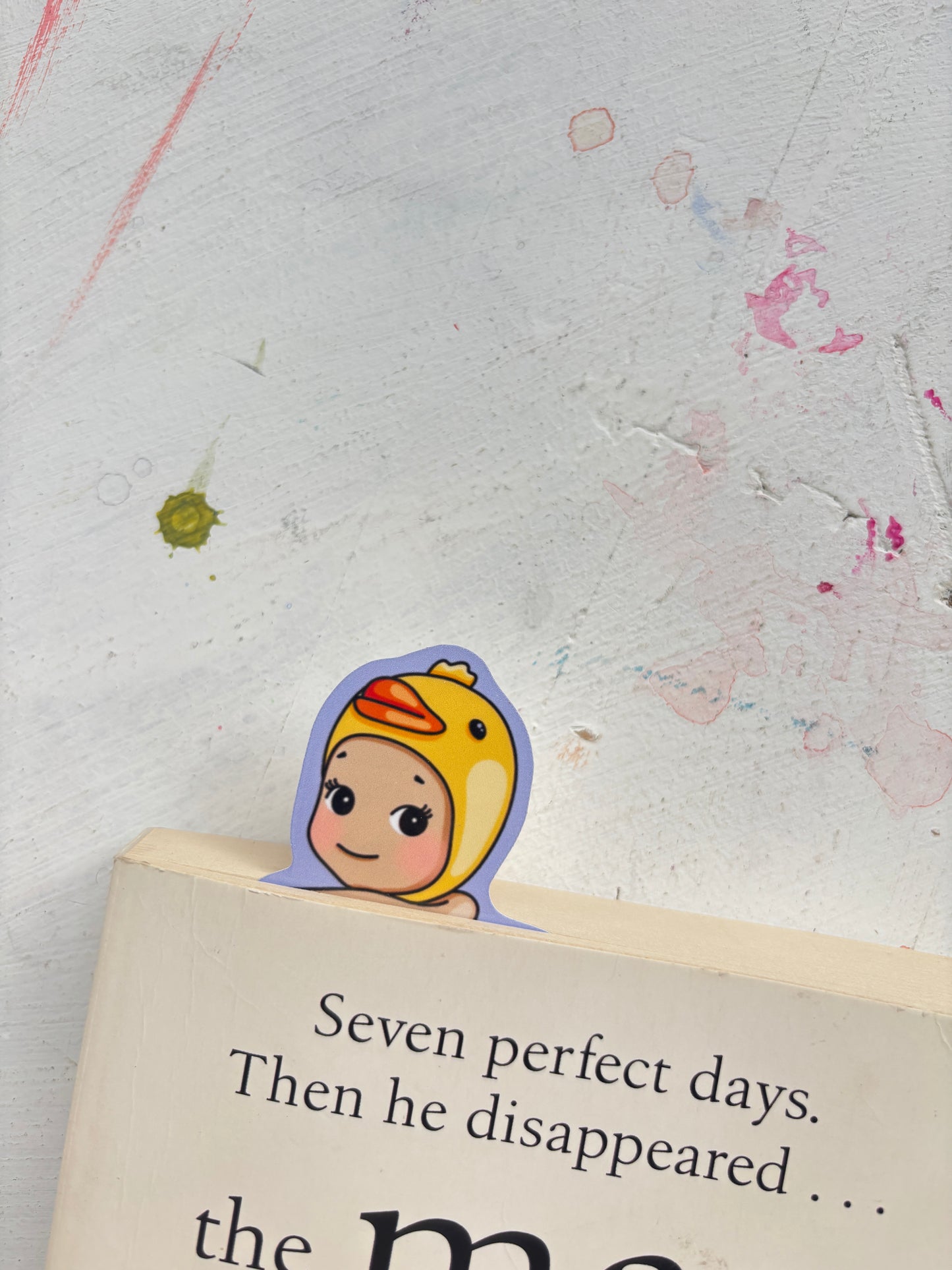 Angel Boy Die Cut Bookmark