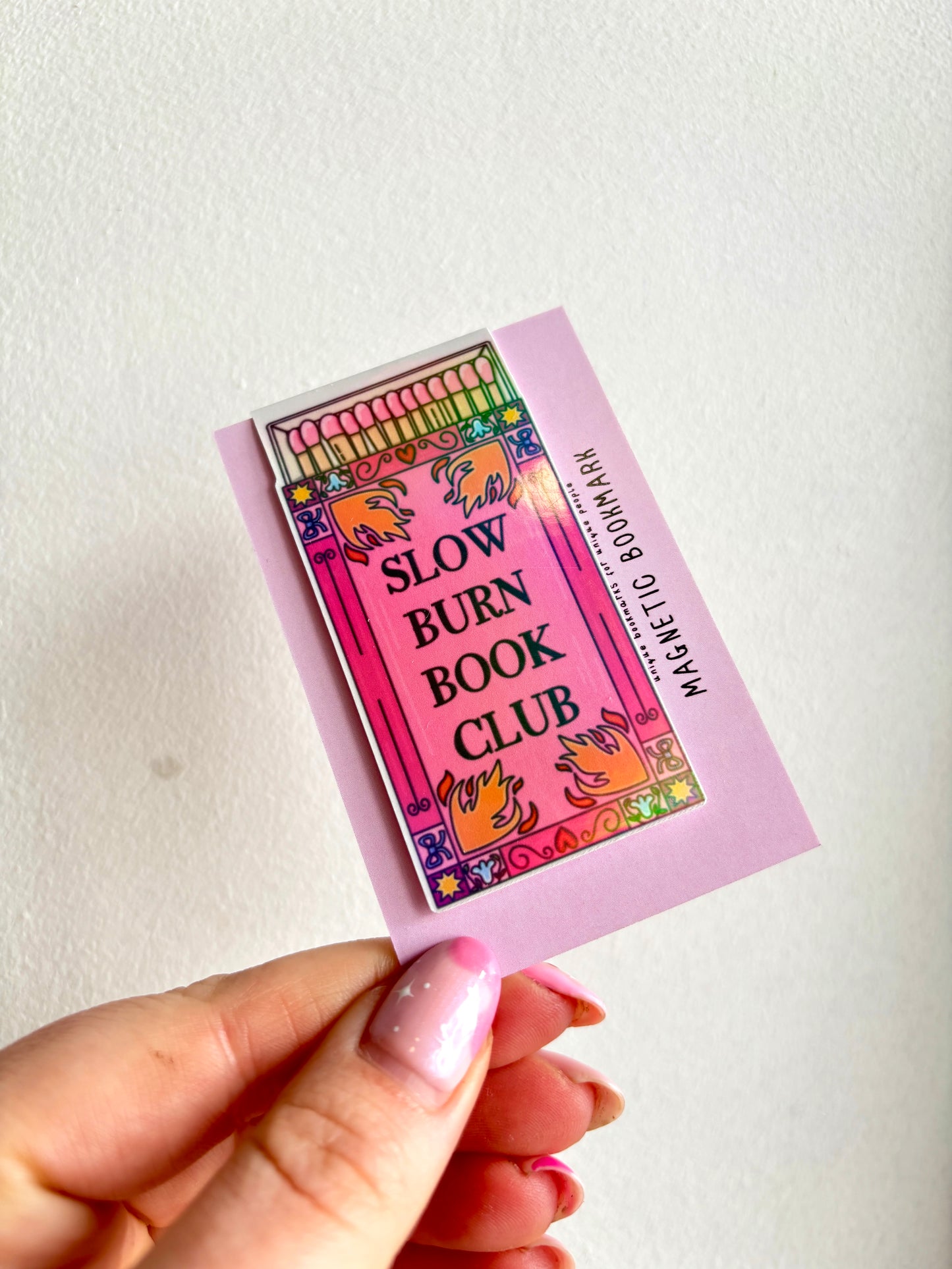Slow Burn Book Club Magnetic Bookmark - HOLOGRAPHIC