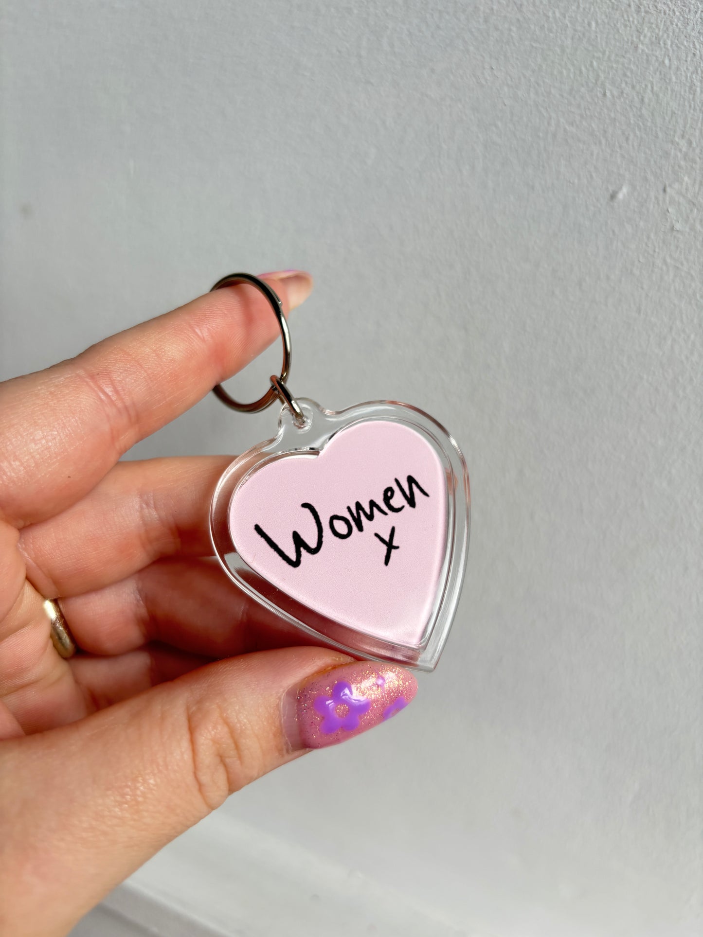 Women Heart Keyring