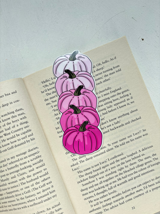 Pumpkins Die Cut Bookmark