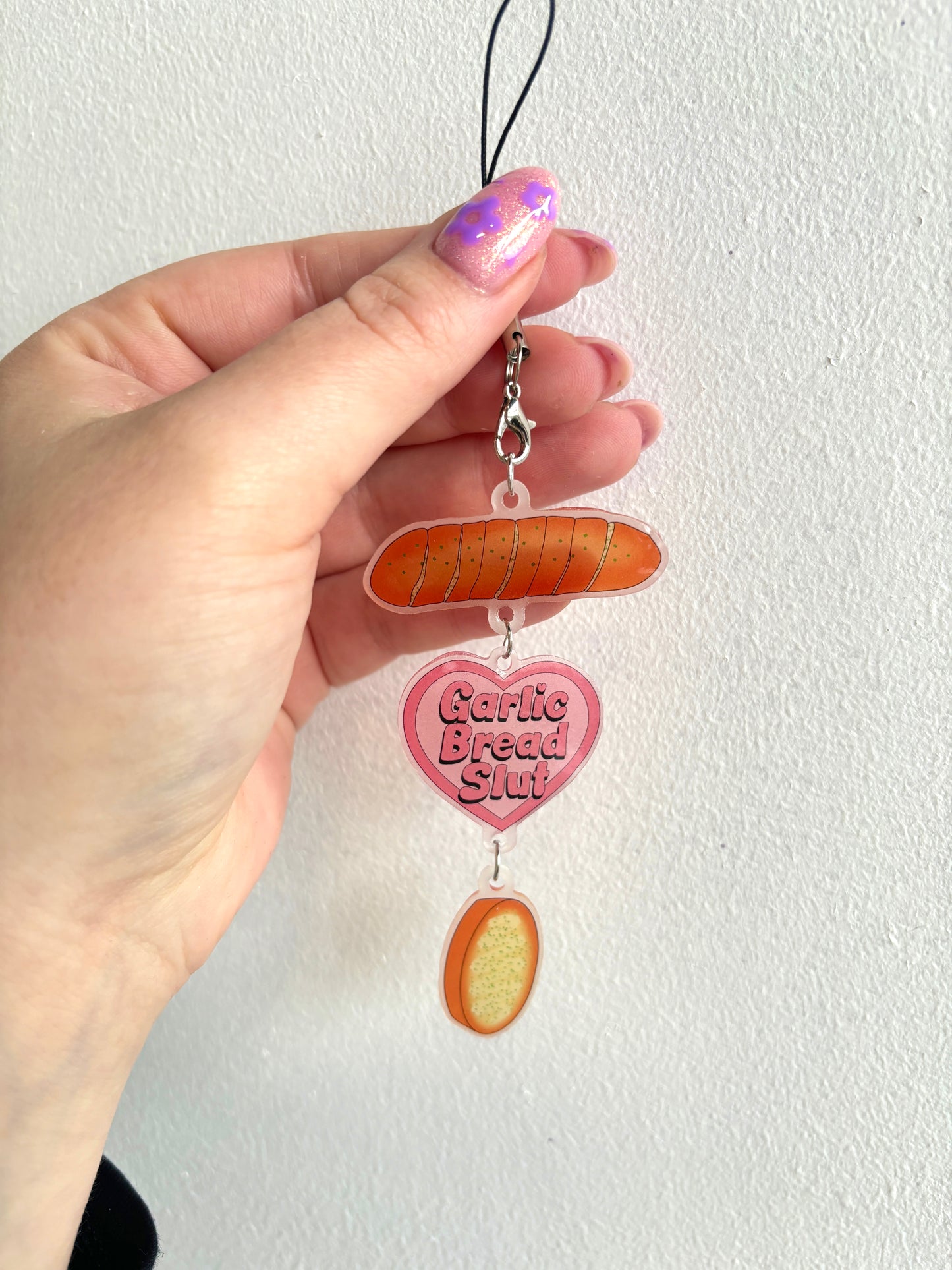 Garlic Bread Slut Phone Charm - Limited Edition