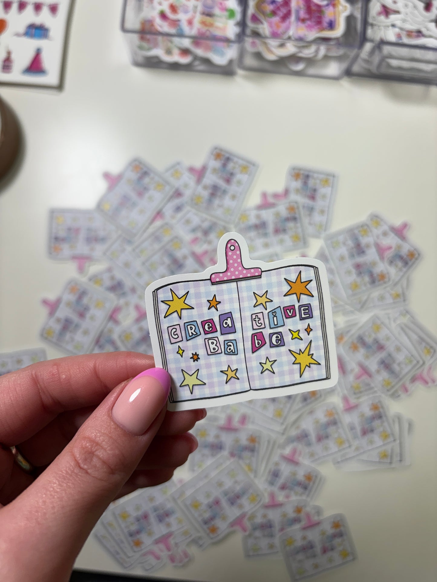 Creative Babe Die Cut Sticker